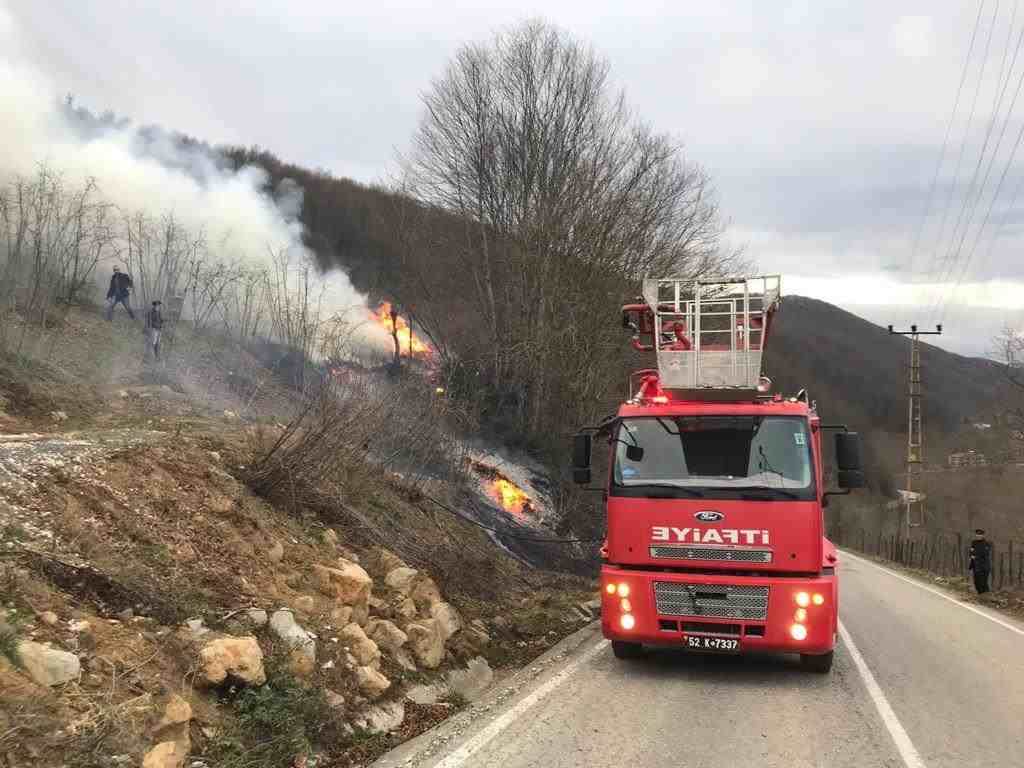 ORDU İTFAİYESİNDEN ÜRETİCİLERE UYARI
